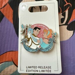 Disney Pin Cinderella and Prince Charming Valentine's Day Limited Release
